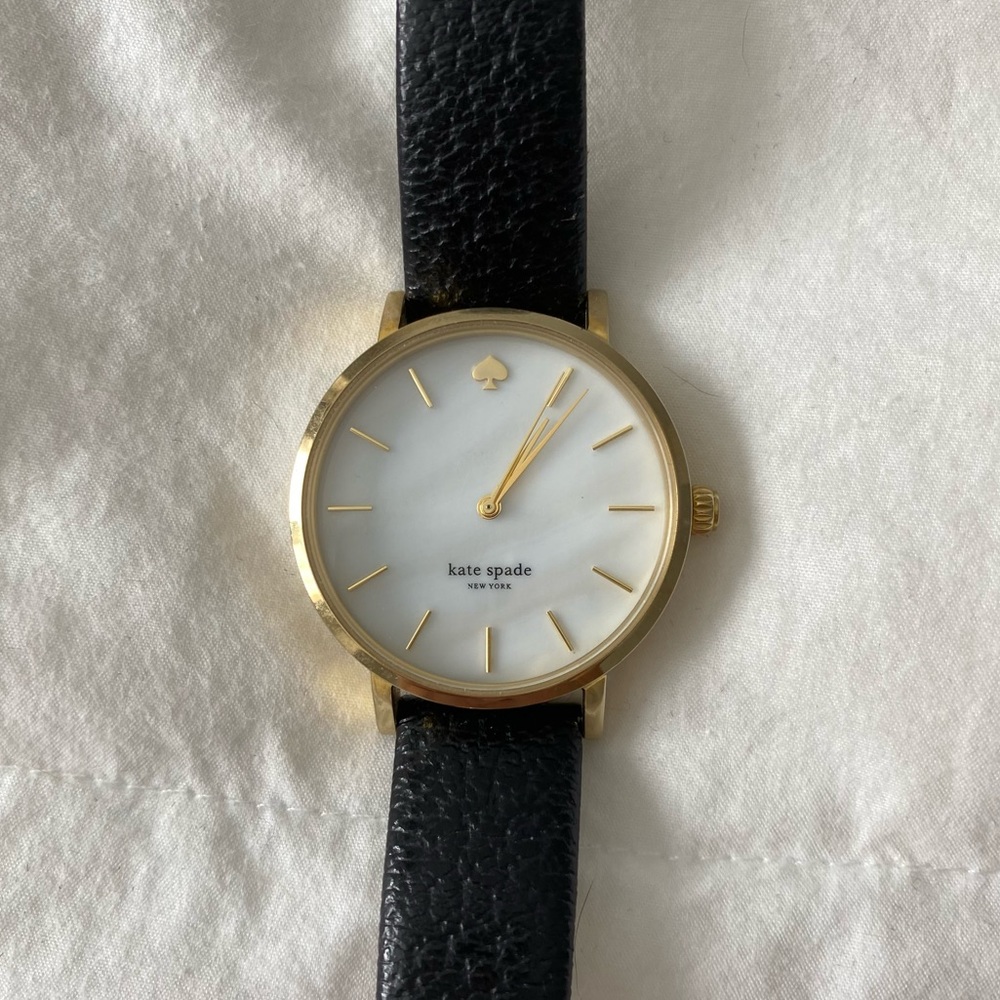 Kate Spade watch with leather strap